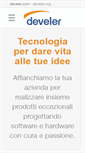 Mobile Screenshot of develer.com