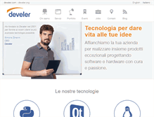 Tablet Screenshot of develer.com